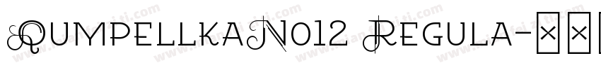 QumpellkaNo12 Regula字体转换